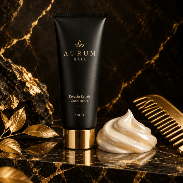 Aurum Hair Keratin Repair kondicionierius pažeistiems plaukams