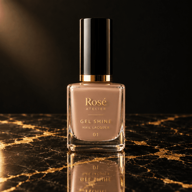 Rosé Atelier Gel Shine küünelakk – 01 Nude beež
