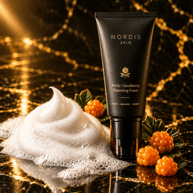 Nordis Skin Arctic Cloudberry attīrošās sejas putas