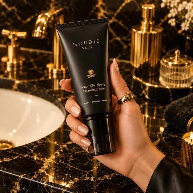 Nordis Skin Arctic Cloudberry attīrošās sejas putas