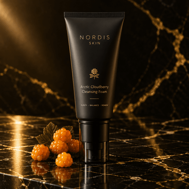 Nordis Skin Arctic Cloudberry attīrošās sejas putas
