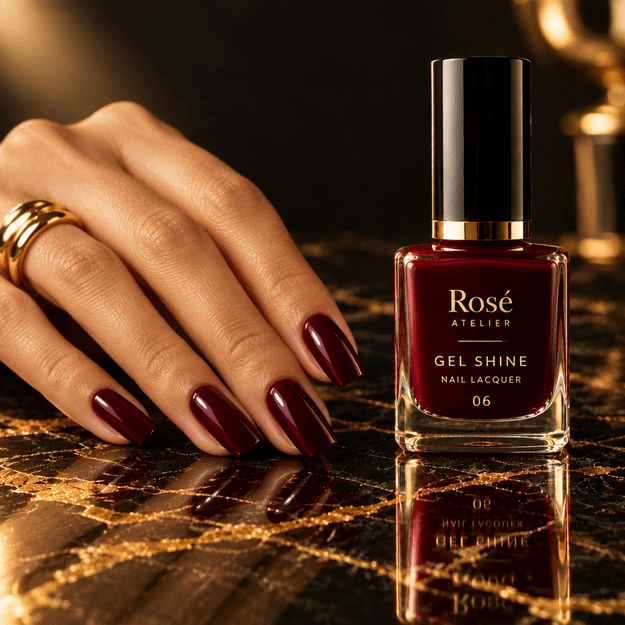 Rosé Atelier Gel Shine küünelakk – 06 Kirsipunane