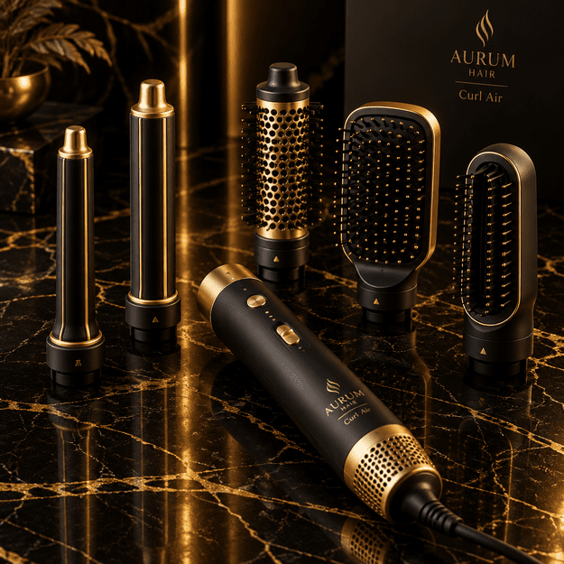Aurum Hair Curl Air karšto oro šepetys 5 in 1