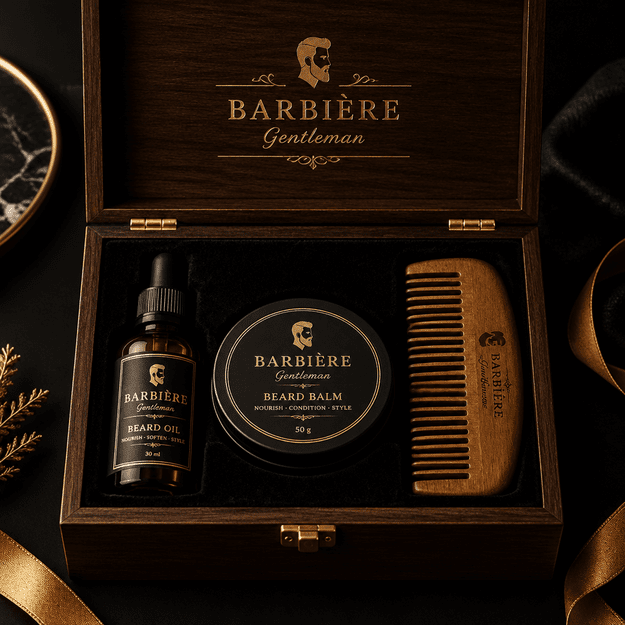 Barbière Gentleman kinkekomplekt talle