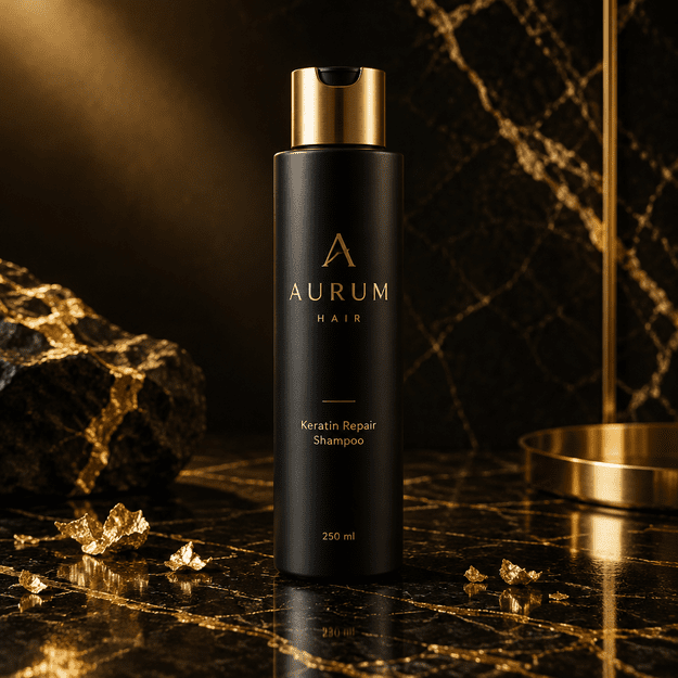 Aurum Hair Keratin Repair šampoon kahjustatud juustele