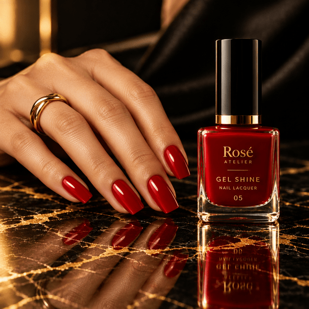 Rosé Atelier Gel Shine küünelakk – 05 Klassikaline punane