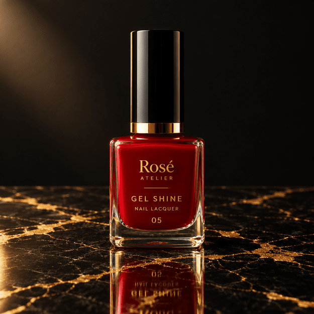 Rosé Atelier Gel Shine küünelakk – 05 Klassikaline punane